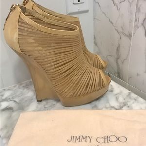Jimmy Choo / Ellie Wedges worn 2 times-lim edition